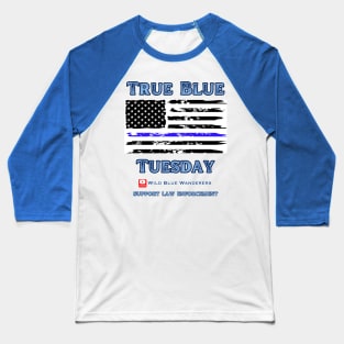 Wild Blue Wanderers - True Blue Tuesdays Baseball T-Shirt